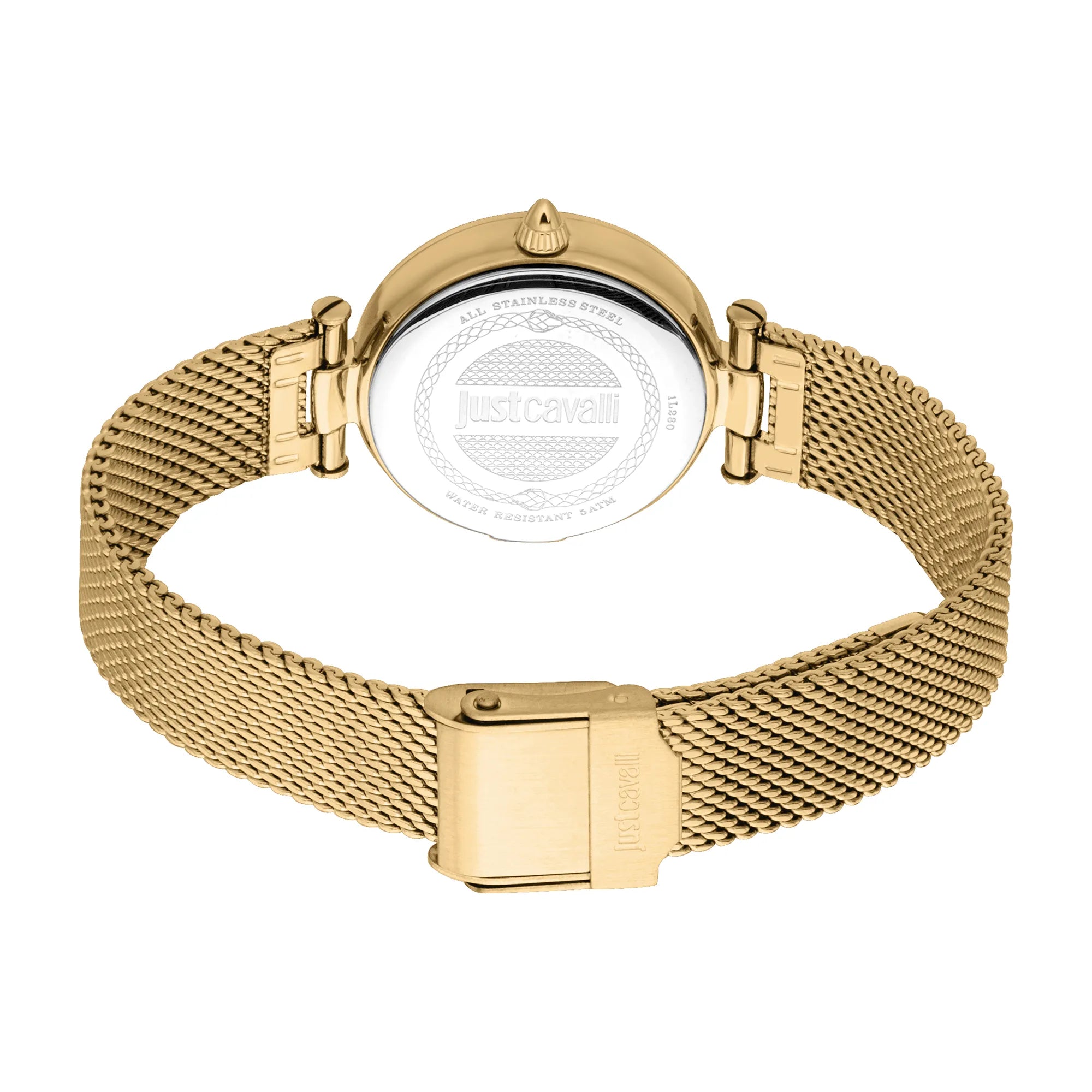 Just Cavalli Modena Mesh Yellow Gold