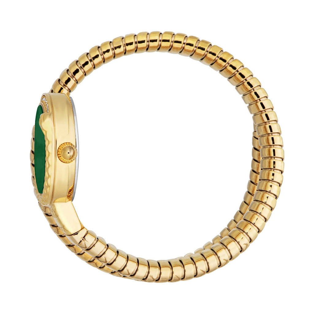 Just Cavalli Cerchio Snake Yellow Gold Bottle Green