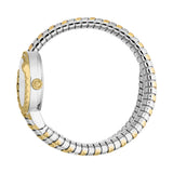 Just Cavalli Cerchio Snake Two Tones YG Silver Grey