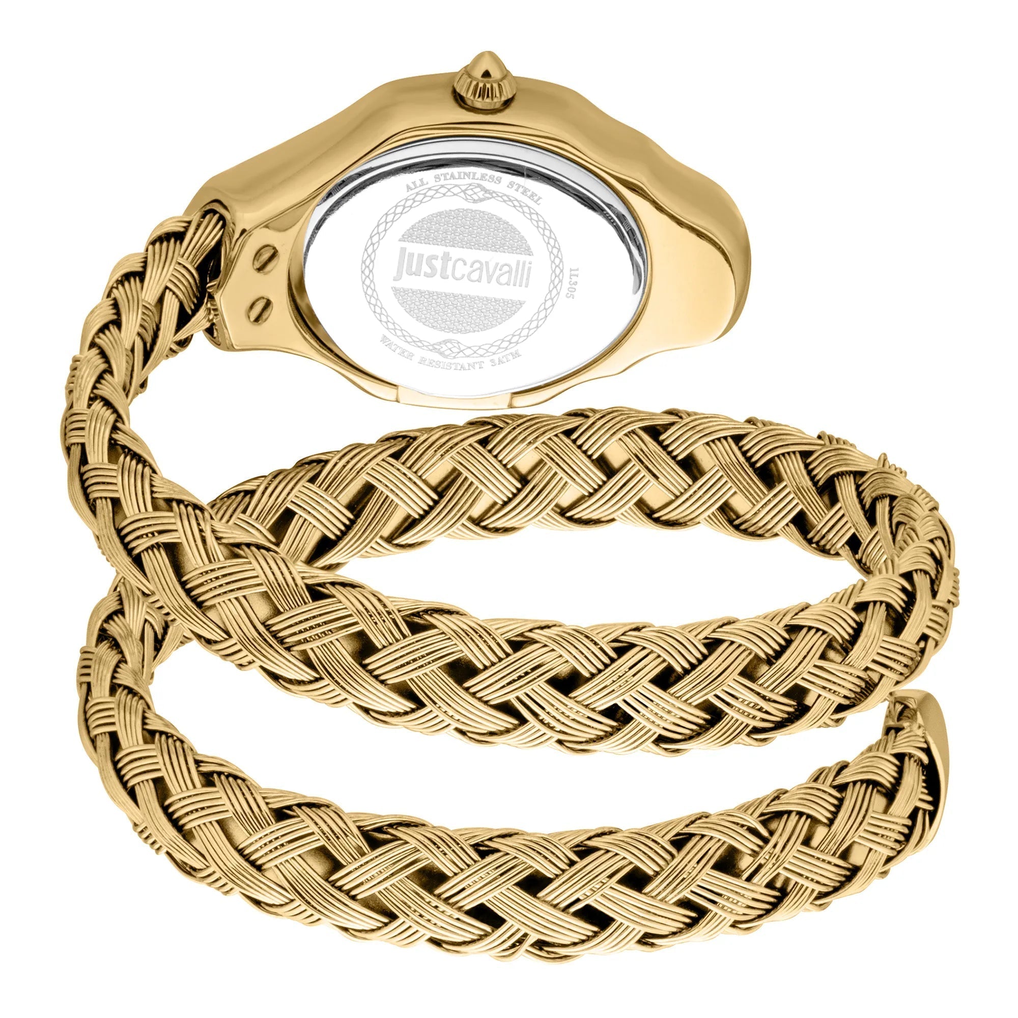 Just Cavalli Twined Yellow Gold Green
