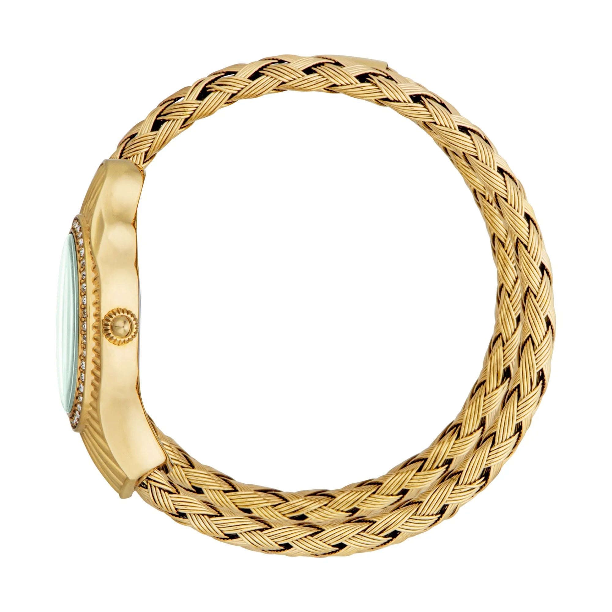 Just Cavalli Twined Yellow Gold Green