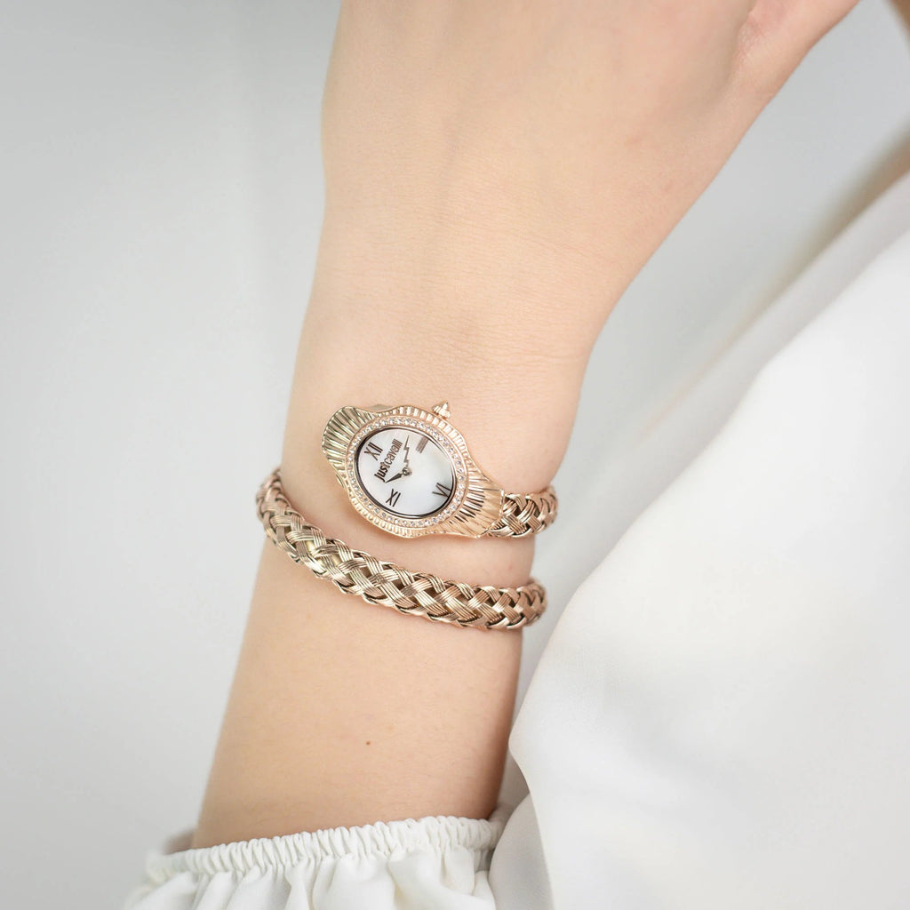 Just Cavalli Twined Rose Gold Silver