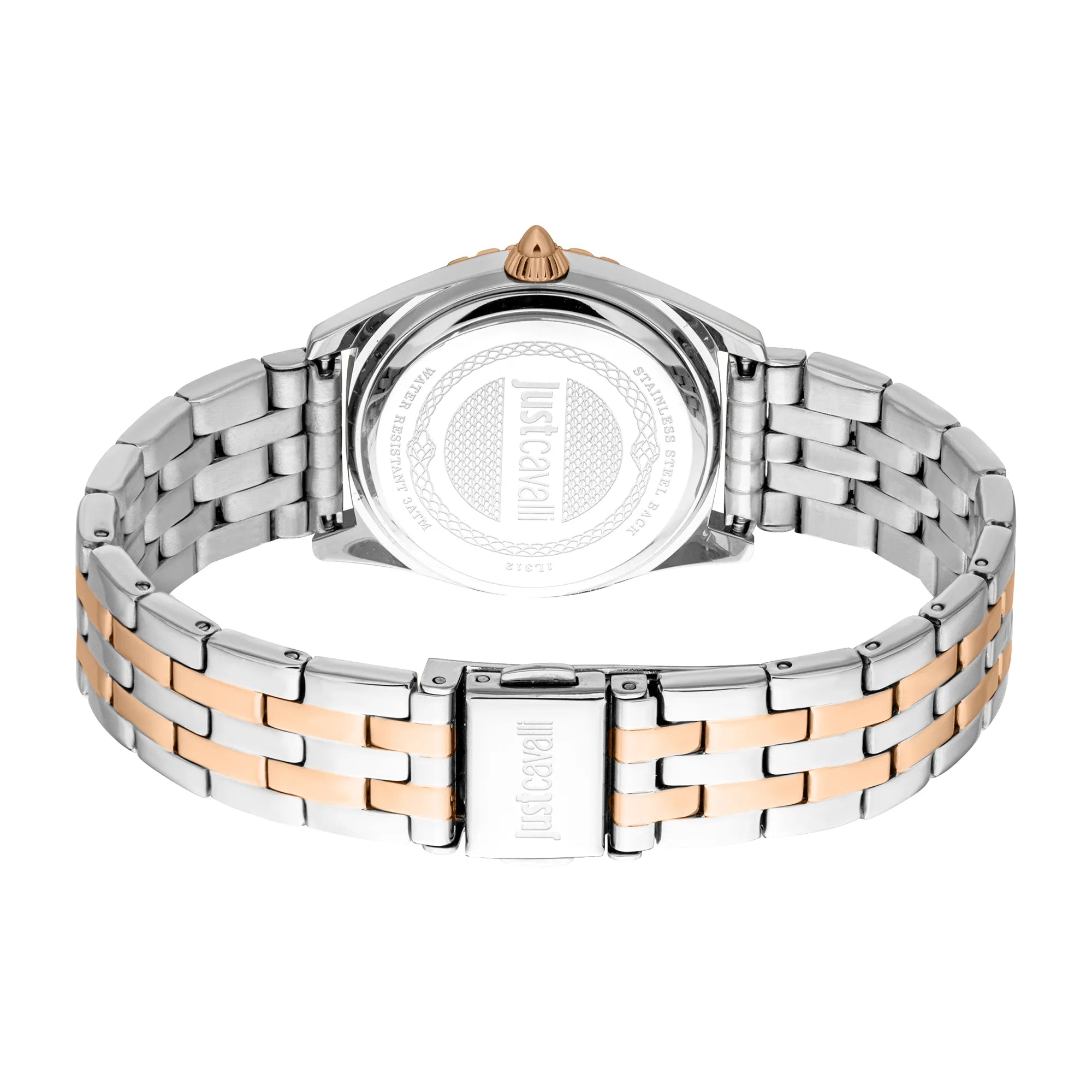 Just Cavalli Indomitable Animalier Two Tones RG Silver