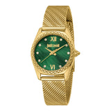 Just Cavalli Lustro Yellow Gold Green