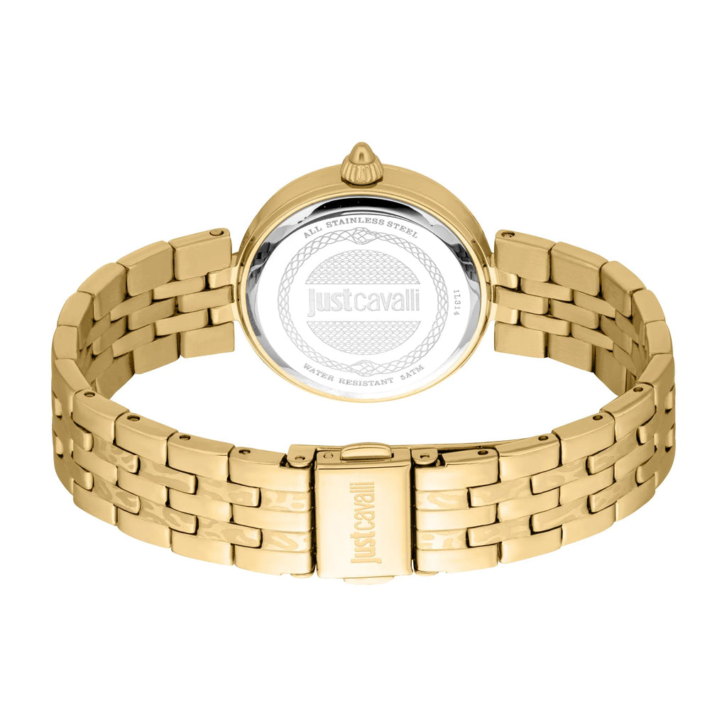 Just Cavalli Preziosa Yellow Gold Silver Grey