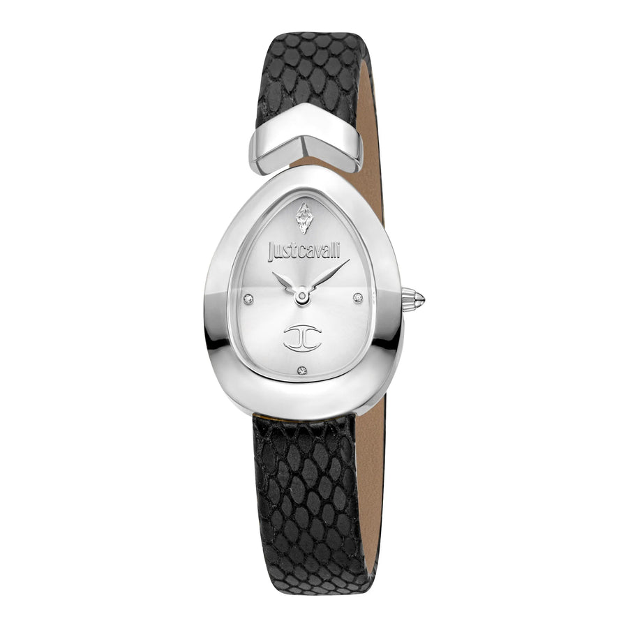 Just Cavalli Diversa Snake Black Silver