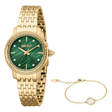 Just Cavalli Euforia Snake Yellow Gold Green