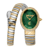 Just Cavalli Velina Silver Yellow Gold Green