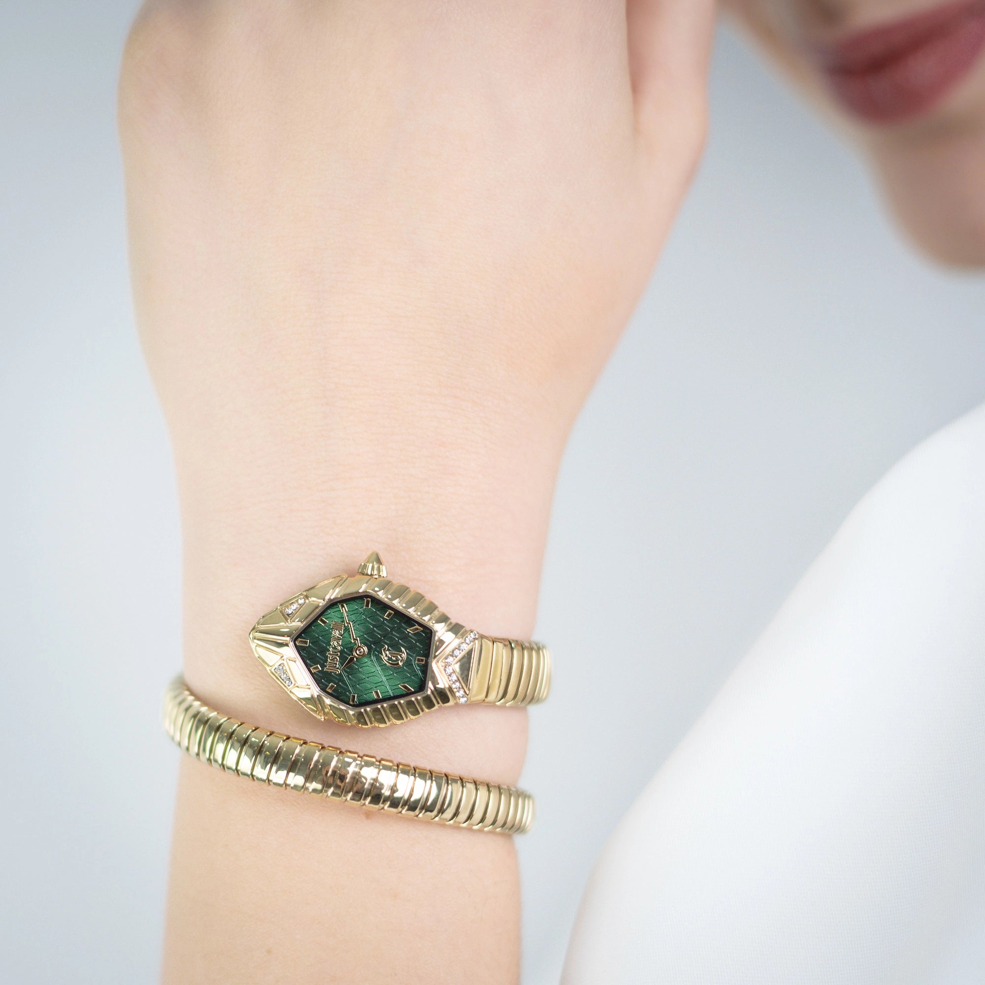Just Cavalli Speranza Yellow Gold Green