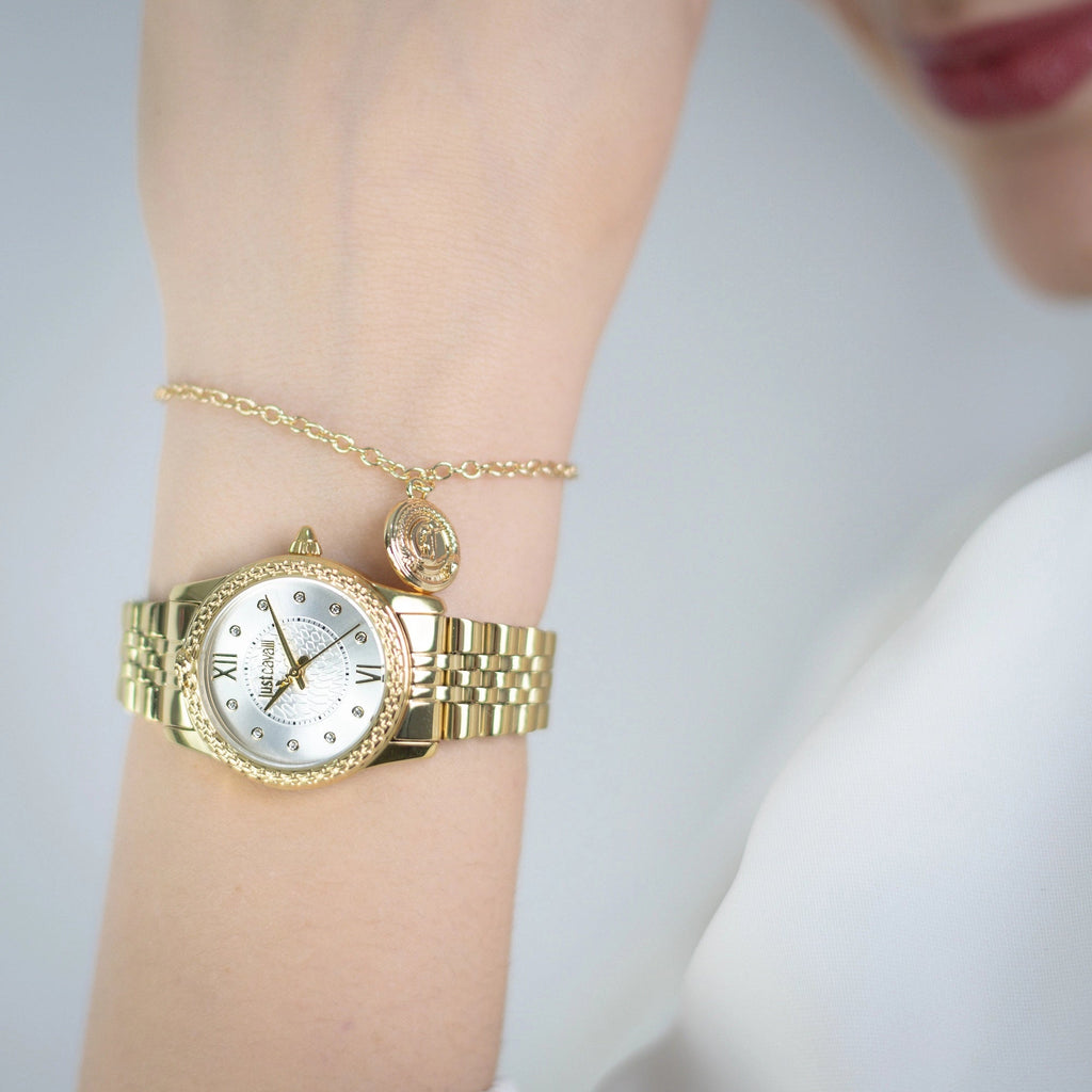 Just Cavalli Sublime Animalier Yellow Gold Silver