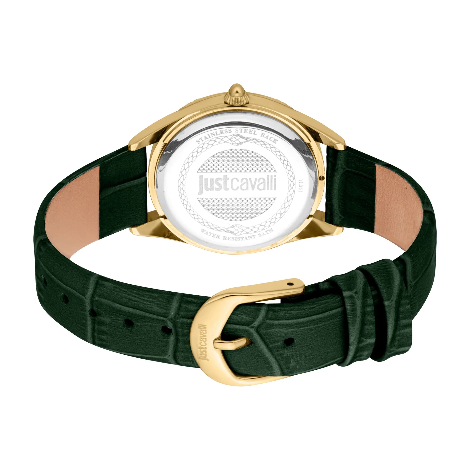 Just Cavalli Vittoria Glam Leather Green YG