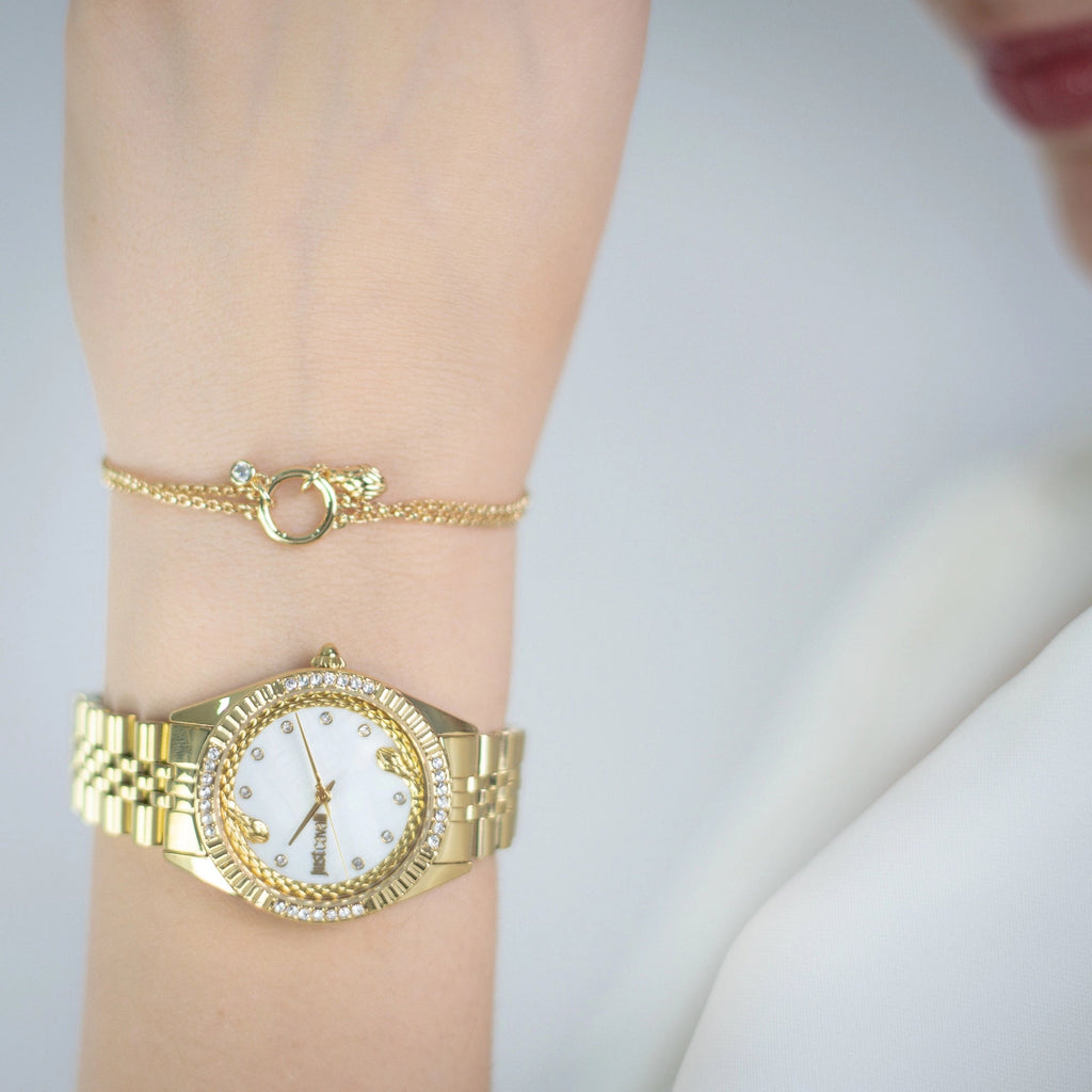 Just Cavalli Vittoria Glam Yellow Gold MOP