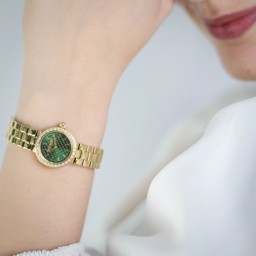 Just Cavalli Serenita Mini Yellow Gold Green