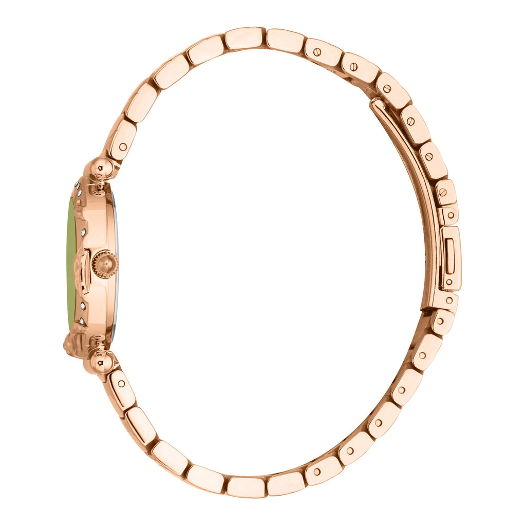 Just Cavalli Stella Snake Rose Gold Green