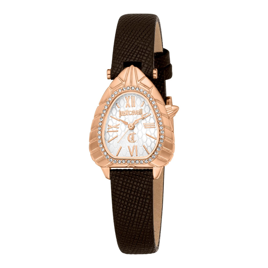Just Cavalli Perla Leather Brown RG