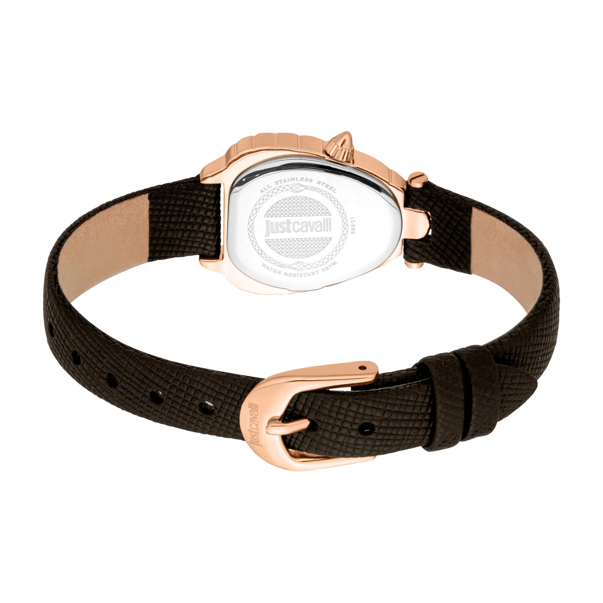 Just Cavalli Perla Leather Brown RG