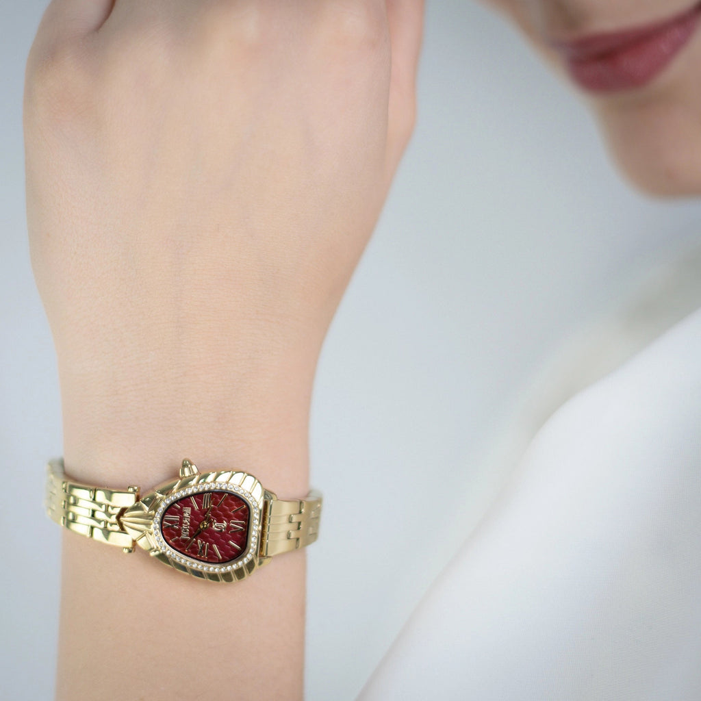 Just Cavalli Perla Yellow Gold Red