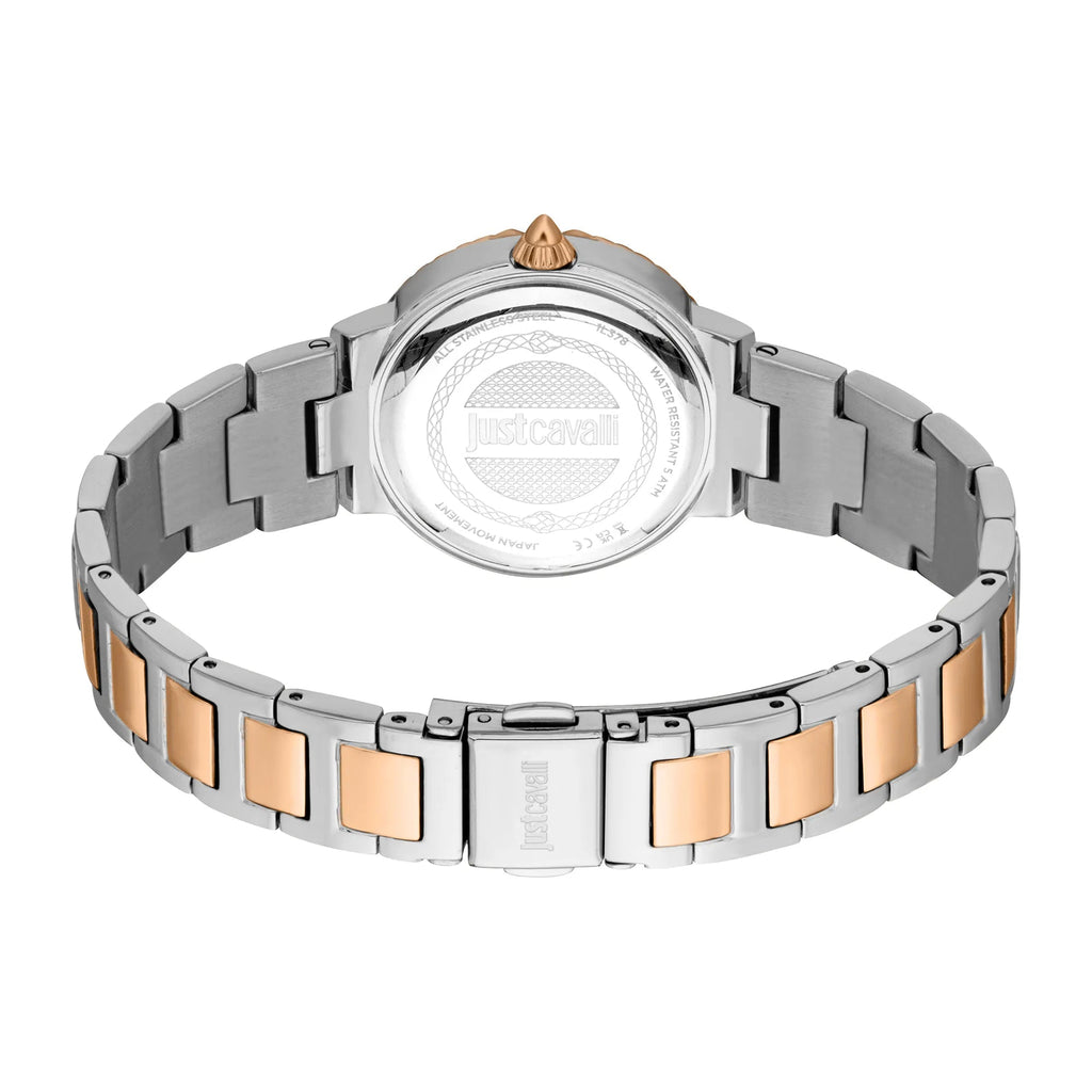 Just Cavalli Primavera Snake Two Tones RG Silver