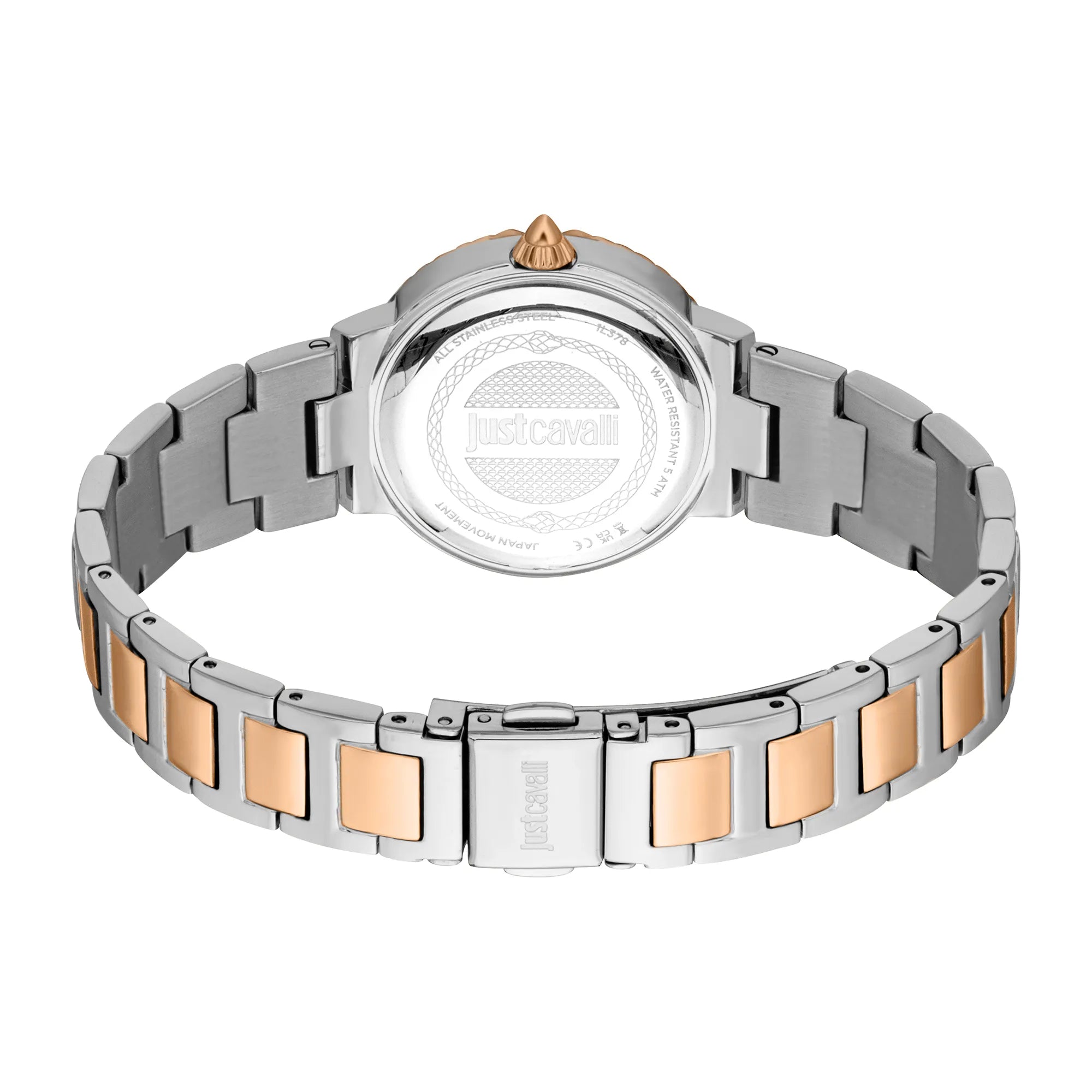 Just Cavalli Primavera Snake Two Tones RG Silver
