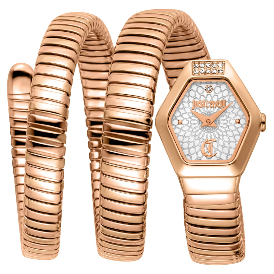 Just Cavalli Romina Rose Gold Silver