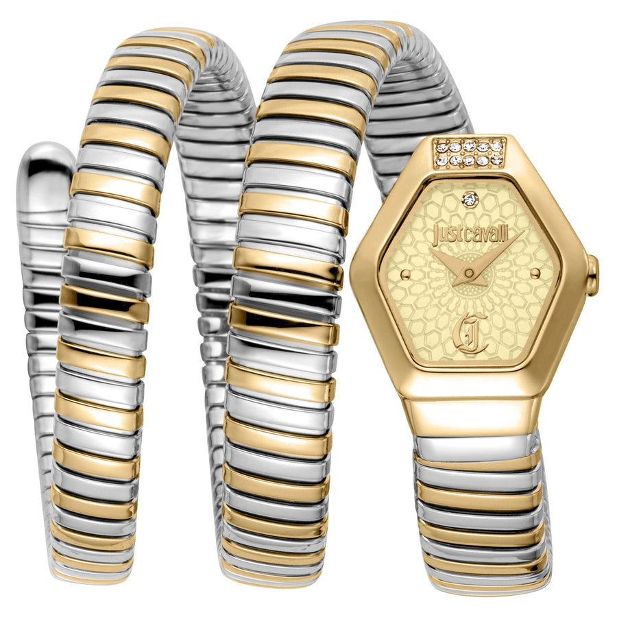 Just Cavalli Romina Silver Yellow Gold Champagne