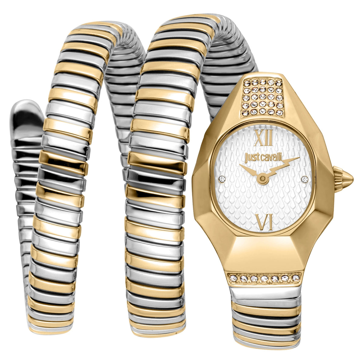 Just Cavalli Lunara Silver Yellow Gold Silver
