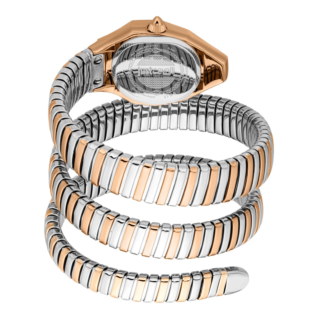 Just Cavalli Lunara Silver Rose Gold Blue