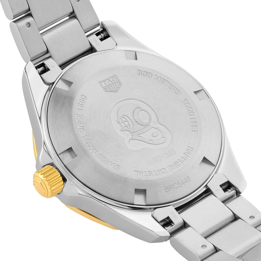 Tag Heuer Aquaracer Gold Plated And Stainless Steel Ladies Watch