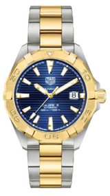 Tag Heuer Aquaracer Calibre 5 Blue Dial Two Tone Steel Strap Watch For Women Wbd2120 Bb0930
