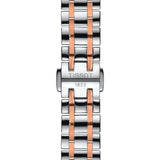 Tissot Ladies Automatic Watch Chemin Des Tourelles Powermatic 80 Two Tone Rose Helvetic Pride T0992072211802
