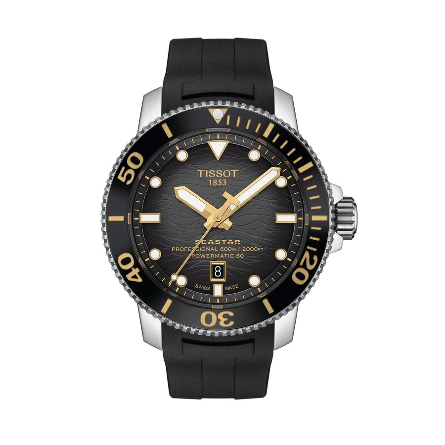 Tissot Seastar 2000 Professional Powermatic 80 Black Rubber T120.607.17.441.01