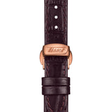 Tissot Ladies Watch Heritage Porto Hand Wind White Brown T1285053601200