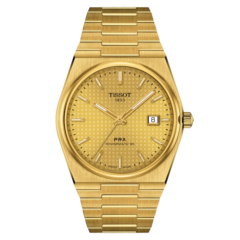 Tissot PRX Powermatic 80 Men's Gold Watch T1374073302100
