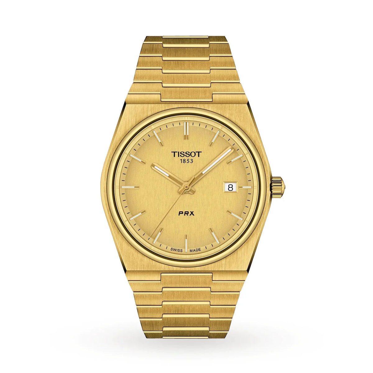 Tissot Mens Watch Prx Yellow Gold T1374103302100