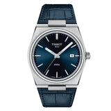 Tissot Mens Watch Prx Blue Leather T1374101604100