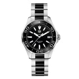 Tag Heuer Aquaracer Stainless Steel And Black Ceramic Ladies Watch