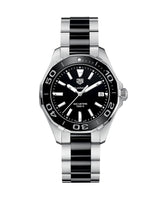 Tag Heuer Aquaracer Stainless Steel And Black Ceramic Ladies Watch