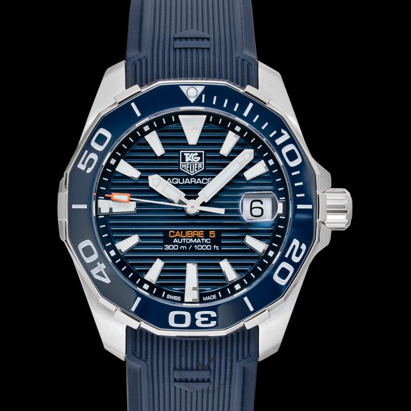 Tag Heuer Aquaracer Blue Dial Watch For Men Way211c Ft6155