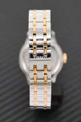 Tissot Ladies Automatic Watch Chemin Des Tourelles Powermatic 80 Two Tone Rose Helvetic Pride Special Edition T0992072211801