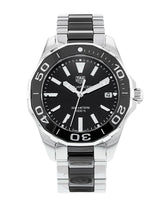 Tag Heuer Aquaracer Stainless Steel And Black Ceramic Ladies Watch