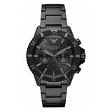 Emporio Armani Mens Ar11363 Black Stainless Steel Chronograph Watch