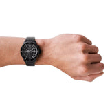 Emporio Armani Mens Ar11363 Black Stainless Steel Chronograph Watch