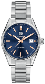 Tag Heuer Carrera Quartz Silver Dial Watch For Women War1112 Ba0601