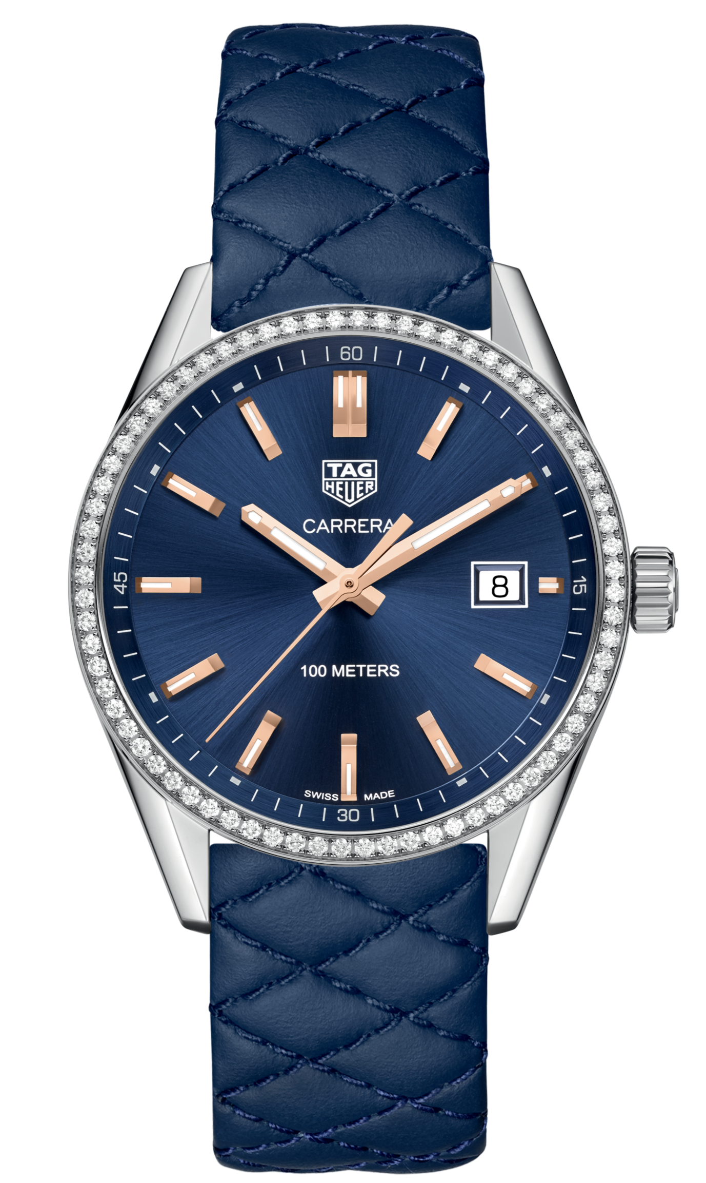 Tag Heuer Carrera Quartz 39mm Watch For Women War1114 Fc6391