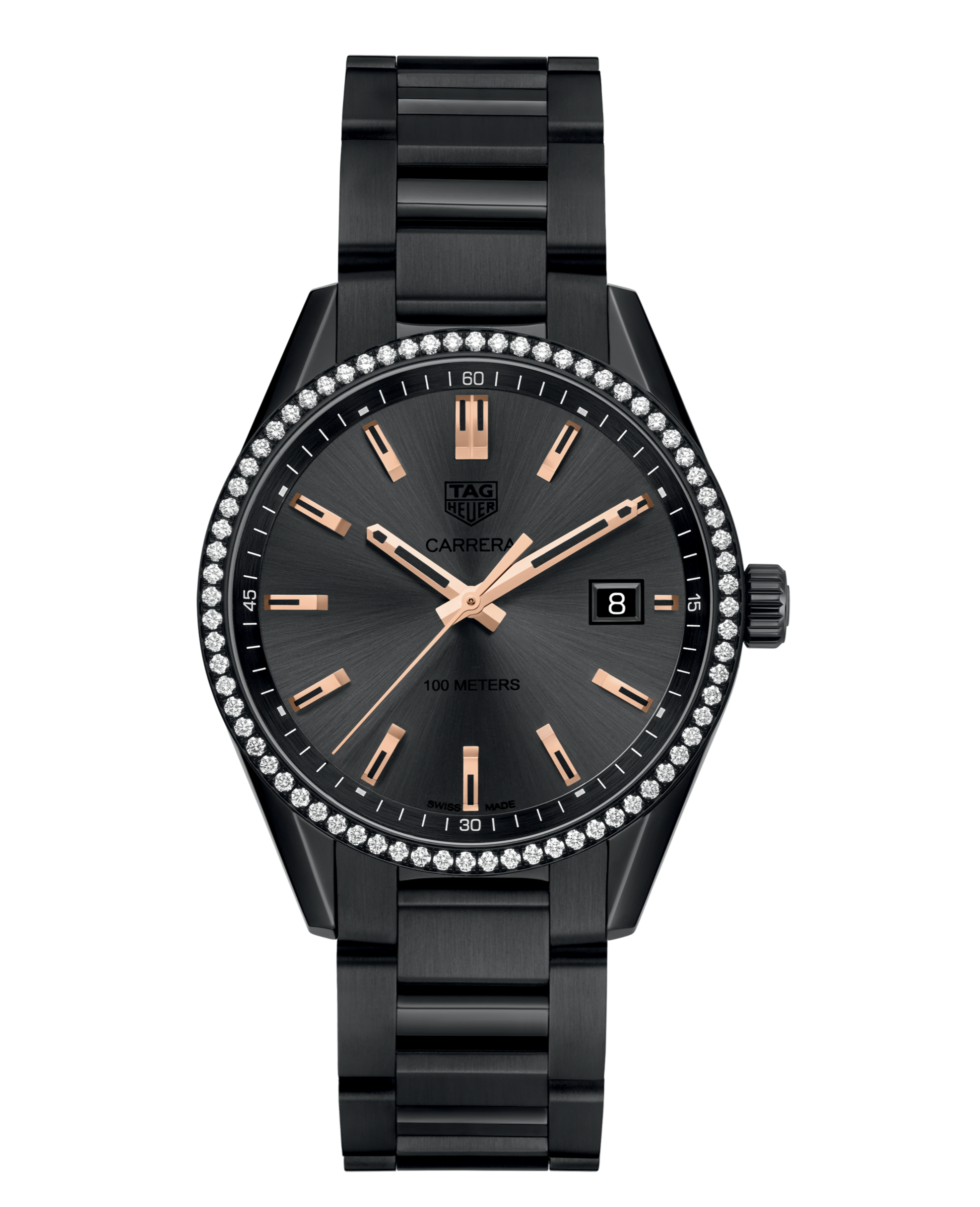 Tag Heuer Carrera Quartz 39mm Watch For Women War1115 Ba0602