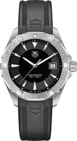 Tag Heuer Aquaracer Caliber 5 Automatic Black Dial Black Rubber Strap Watch For Men Way2113 Ft8021