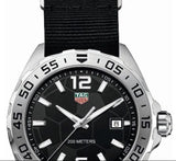 Tag Heuer Formula 1 Quartz Black Dial Black Nato Strap Watch For Men Waz1015 Fc8198