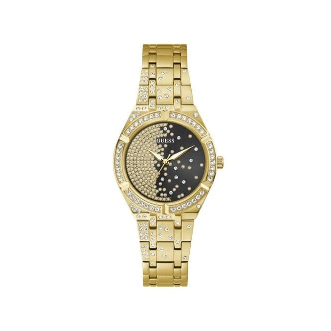 Guess Watches Afterglow Ladies Sport Gold Stainless Steel Watch Gw0312l2