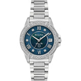 Bulova Marine Star Ladies Silver Watch 96r215