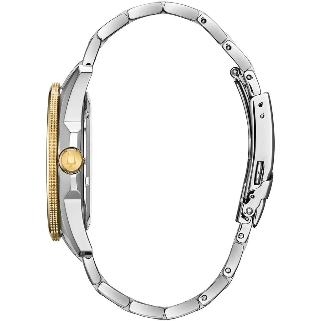 Bulova Marine Star Mens Two Tone Watch 98b334